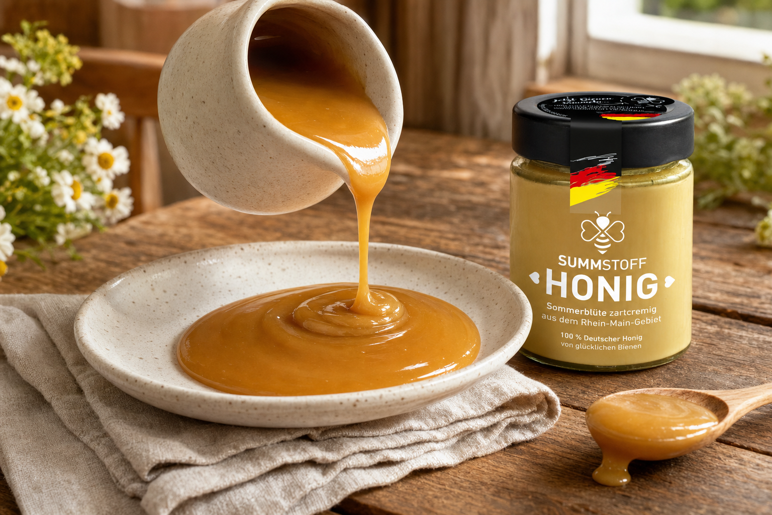Honig-Karamell-Sauce